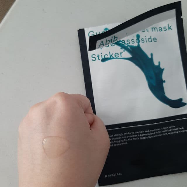 Abib Gummy Sheet Mask Madeca Sticker review photo by pristine