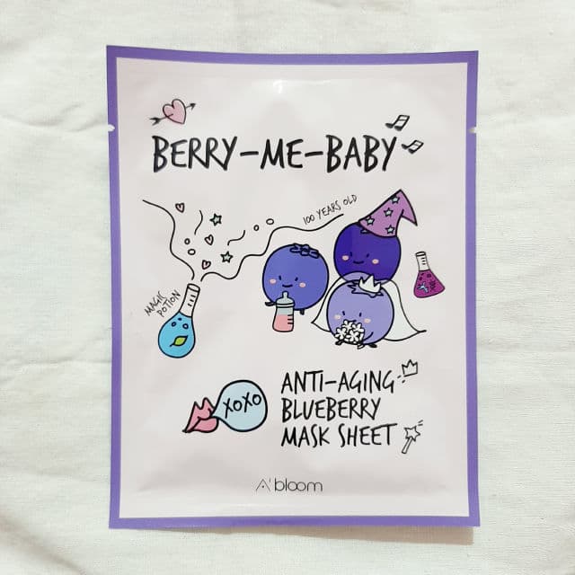 A'bloom Berry-Me-Baby Anti-aging Blueberry Mask review photo by pristine