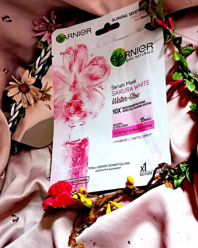 Garnier Serum Mask Sakura White Water Glow review photo by puwul
