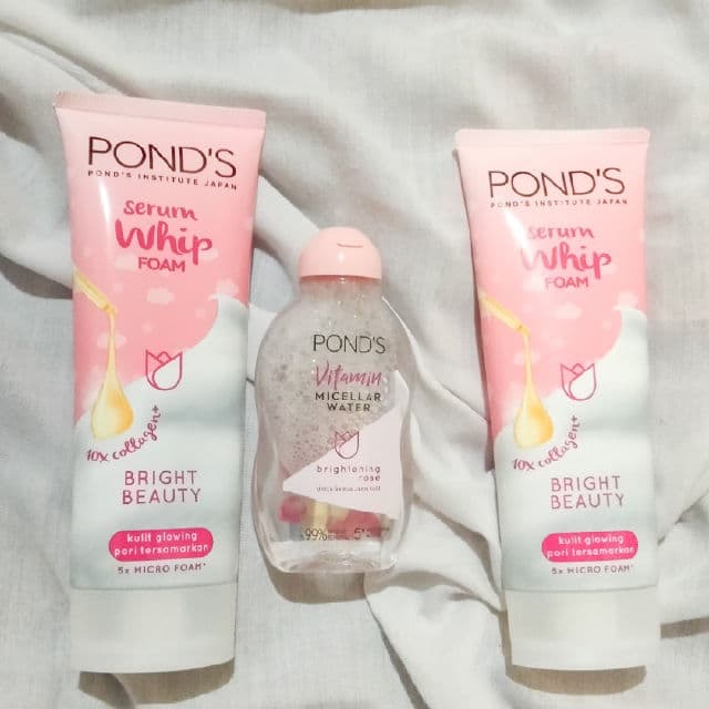 Pond's Serum Whip Foam Bright Beauty review photo by panggilsajadara