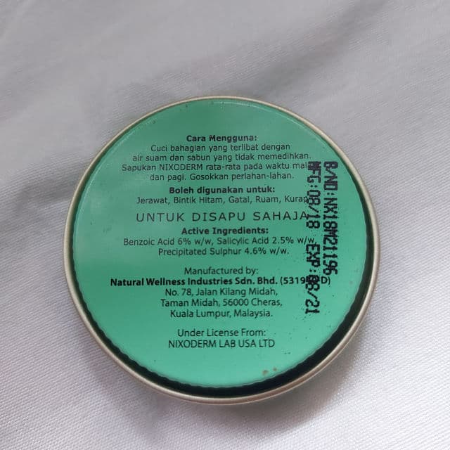 Nixoderm Ointment review photo by qilss