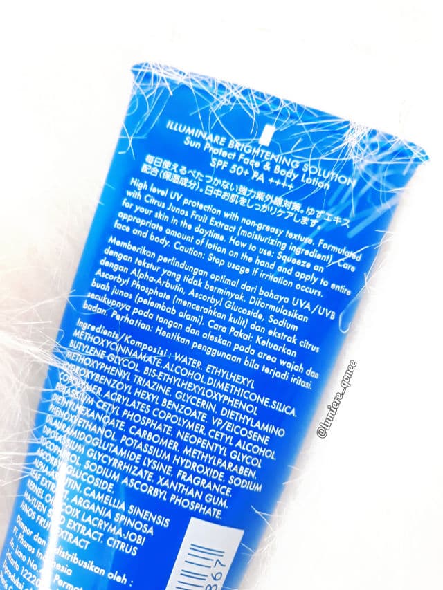 ILLUMINARE Sun Protect Face & Body Lotion SPF 50+ PA++++  review photo by qonee