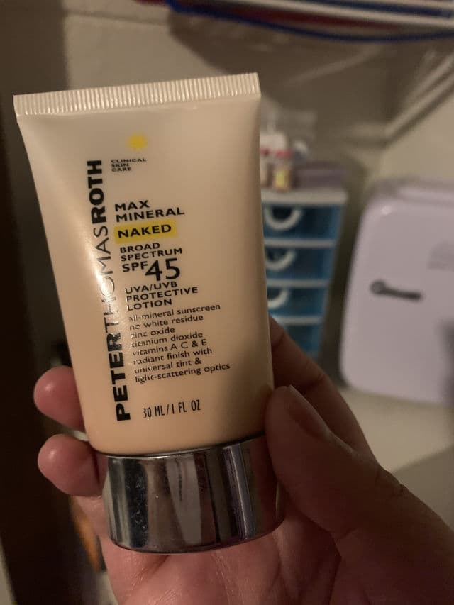 Peter Thomas Roth Max Mineral Naked Broad Spectrum SPF 45 Lotion review photo by rainabunz