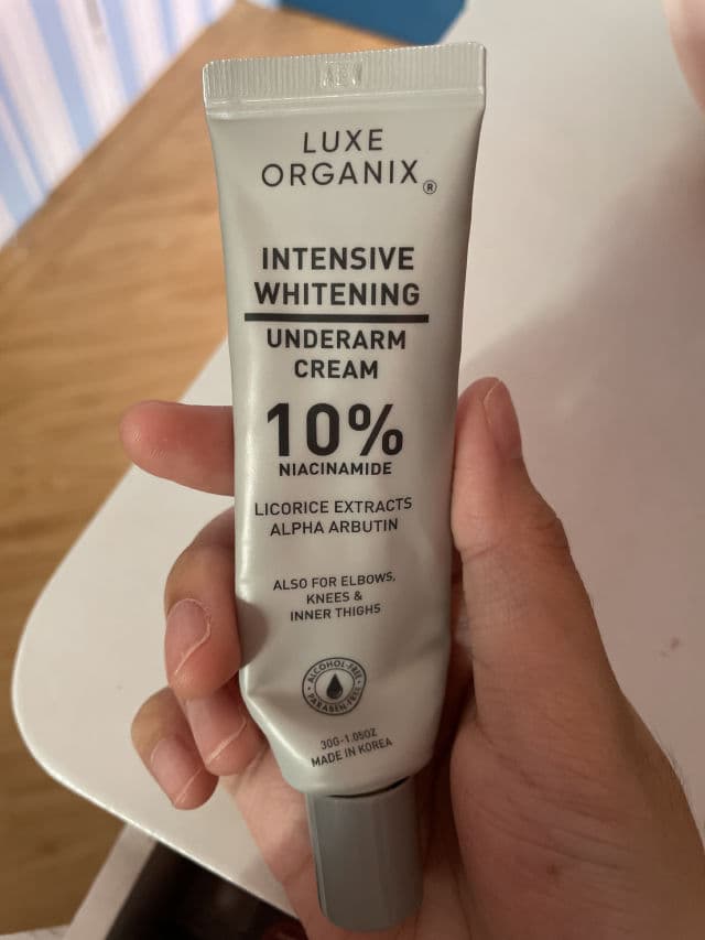 Luxe Organix Intensive Whitening Underarm Cream 10% Niacinamide review photo by rbeatrizg