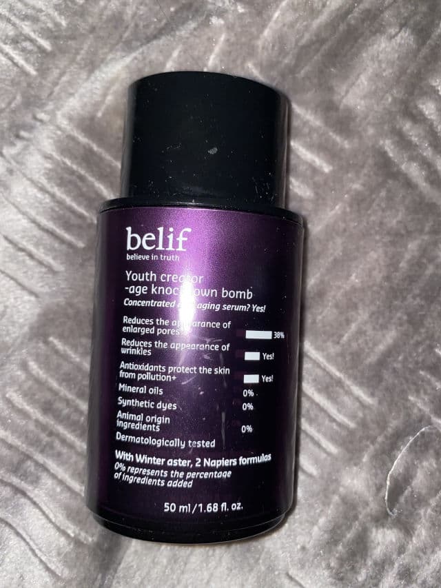 belif Youth Creator - Age Knockdown Bomb review photo by Sharonspendstoomuch