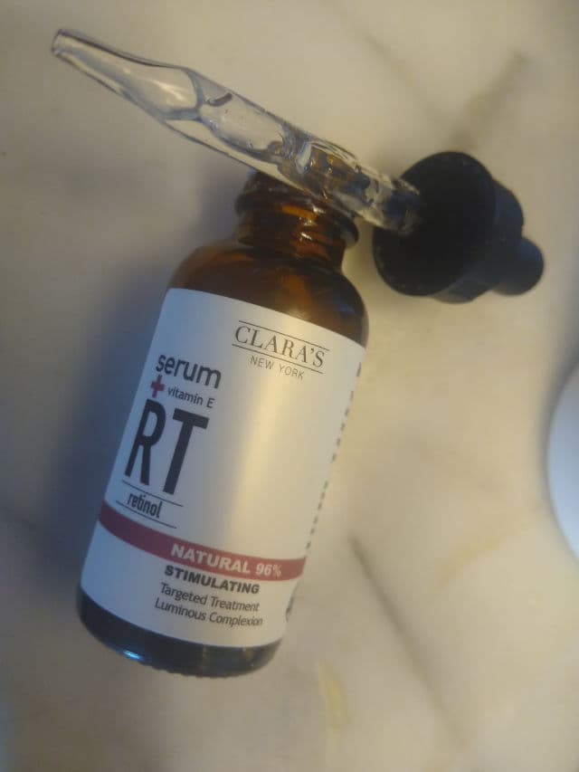 Clara's New York Vitamin E + RT Retinol Stimulating Facial Serum review photo by redlaundrybeauty 