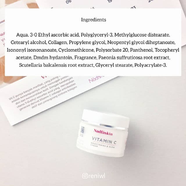 Nadfaskin Vitamin C Brightening & Glow Cream review photo by reniwl