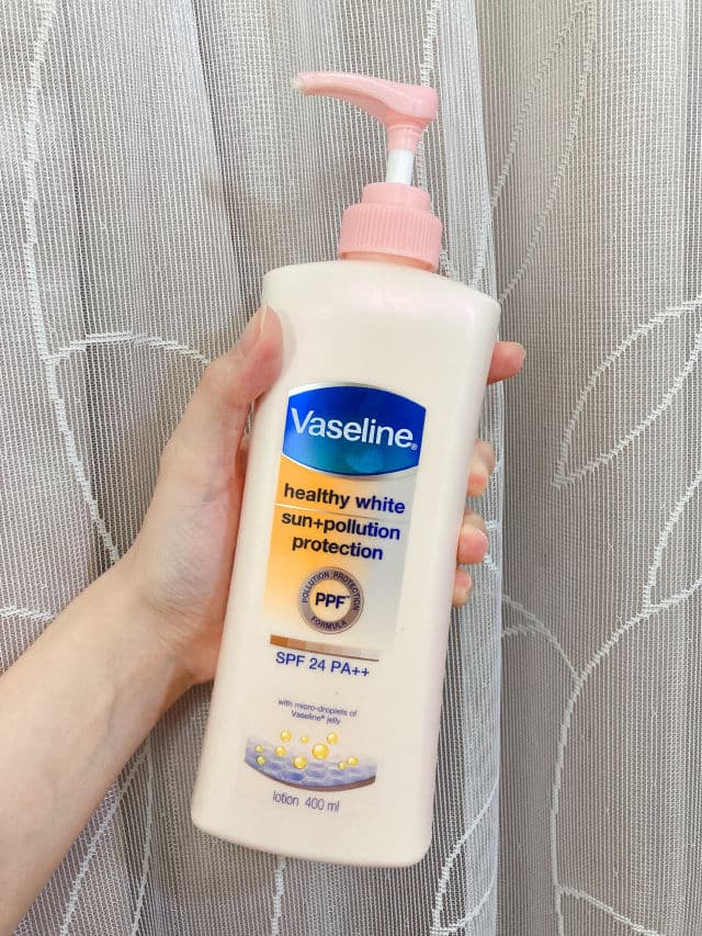 Vaseline Healthy White Sun + Pollution Protection SPF 24 PA+++ review photo by rennielelee
