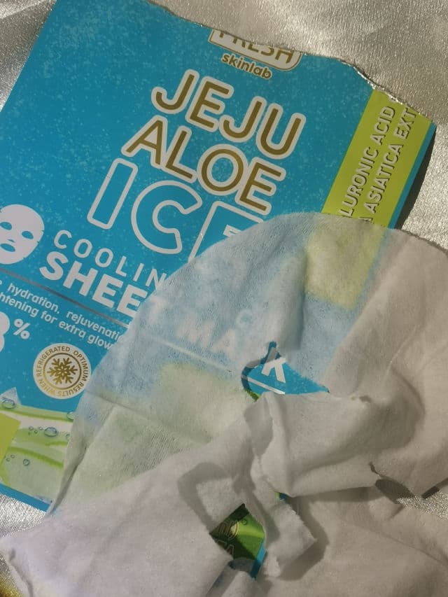 Fresh Skinlab Jeju Aloe Ice Facial Mask review photo by reviewsbynor