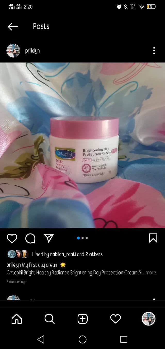 Cetaphil Bright Healthy Radiance Brightening Day Protection Cream SPF 15 review photo by Unnily