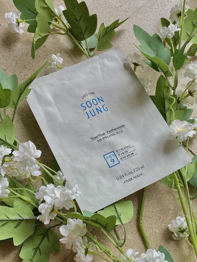 ETUDE SoonJung Sheet Mask Panthensoside review photo by riyaarolkar