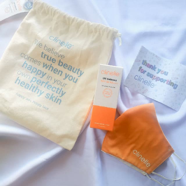 Clinelle UV Defense SPF50 review photo by rizqidwi