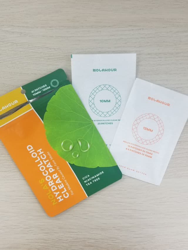 NolaHour Hydrocolloid Clear Soothing Pimple Patch for Acne Recovery Stage review photo by rojin