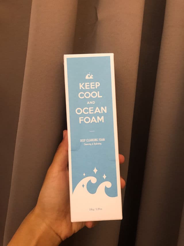 Keep Cool Ocean Deep Cleansing Foam review photo by rosieskindaily