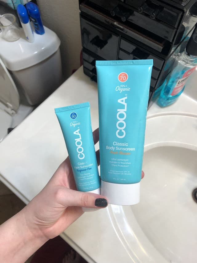 Coola Classic Face Organic Sunscreen Lotion SPF 50 review photo by rosyskinthings