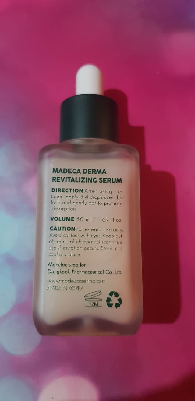 Madeca Derma Revitalizing Serum review photo by sangi3