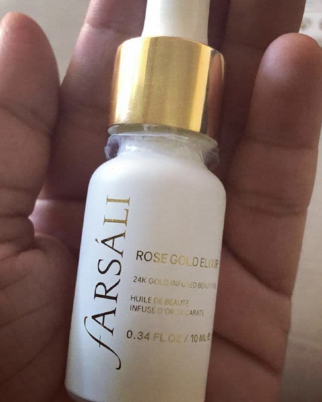 Farsáli Rose Gold Elixir review photo by sapience