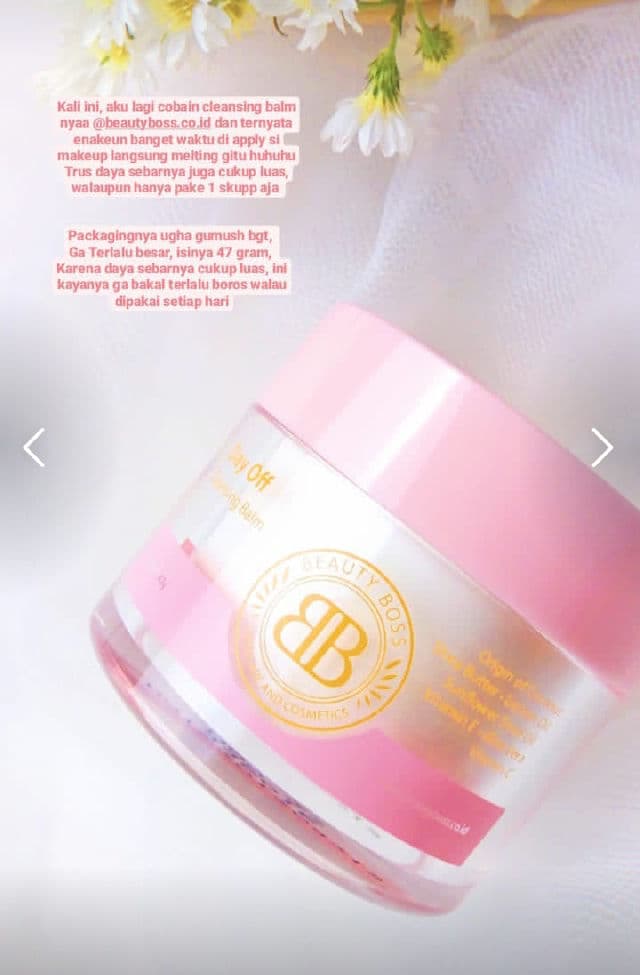 Beauty Boss Day Off Cleansing Balm review photo by sarahnurazizah