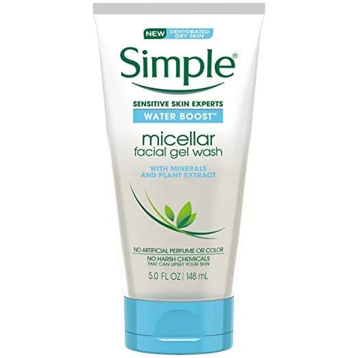 Simple Water Boost Micellar Facial Gel Wash review photo by scd97