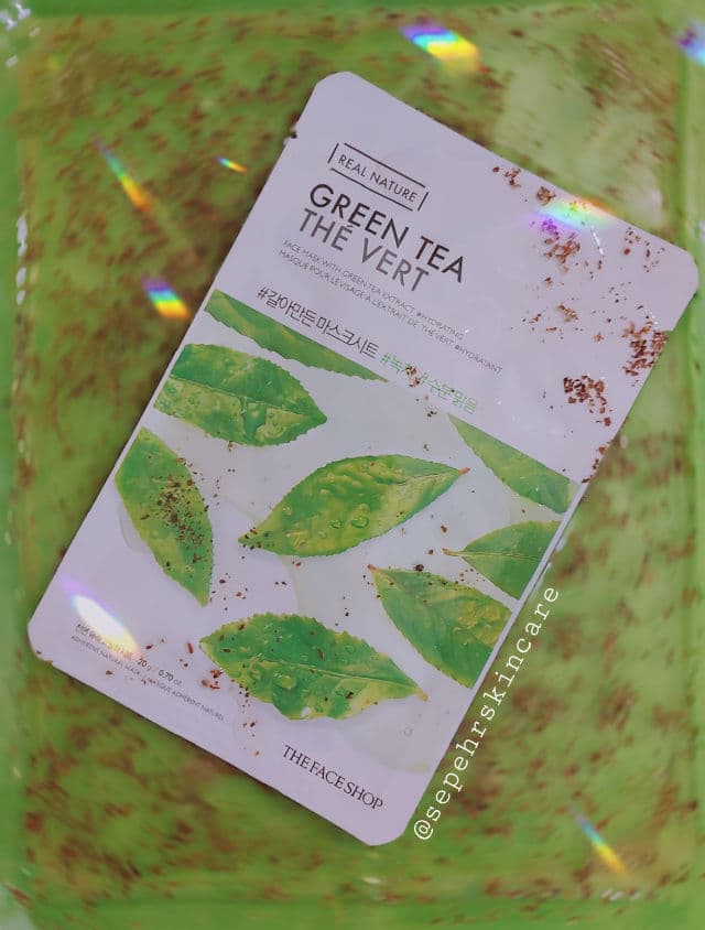 THE FACE SHOP Real Nature Green Tea Face Mask review photo by sepsky
