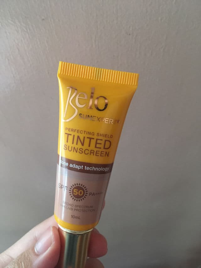 Belo Essentials SunExpert Perfecting Shield Tinted Sunscreen SPF50 PA++++ review photo by shaaeyy
