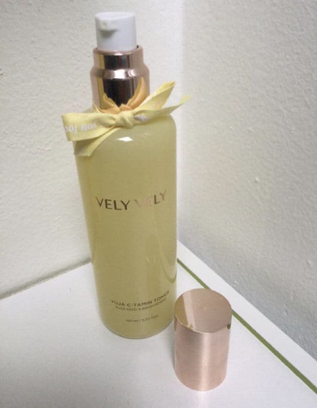 Vely Vely Yuja C-Tamin Toner review photo by shamiza