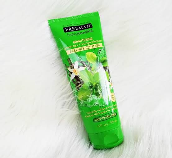 Freeman Brightening Green Tea & Orange Blossom Peel-Off Gel Mask review photo by shania123