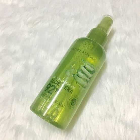 NATURE REPUBLIC Soothing & Moisture Aloe Vera 92% Soothing Gel Mist review photo by shaooo
