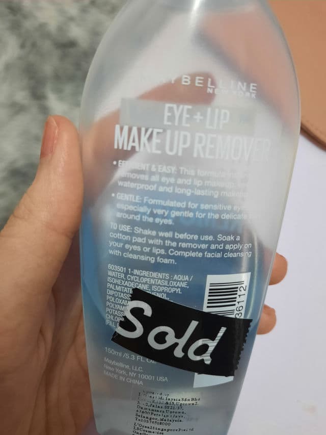 Maybelline Eye & Lip Makeup Remover review photo by sheananan