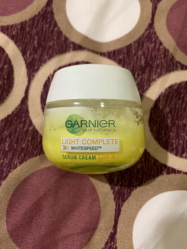 Garnier Skin Naturals Light Complete Serum Cream SPF 19 review photo by sheeniunni