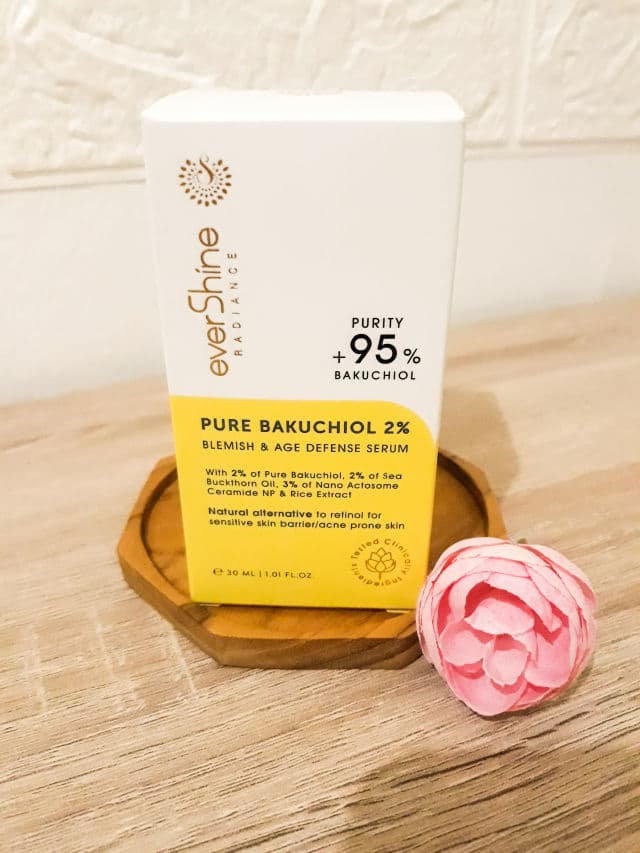 everShine Pure Bakuchiol 2% Blemish & Age Defense Serum review photo by shellaemnl