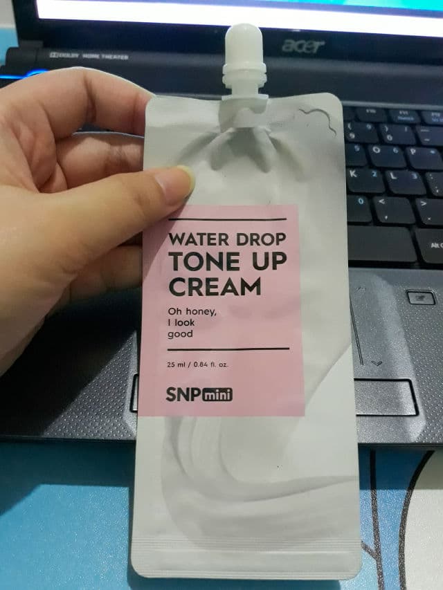 SNP Mini - Water Drop Tone Up Cream review photo by shellaemnl