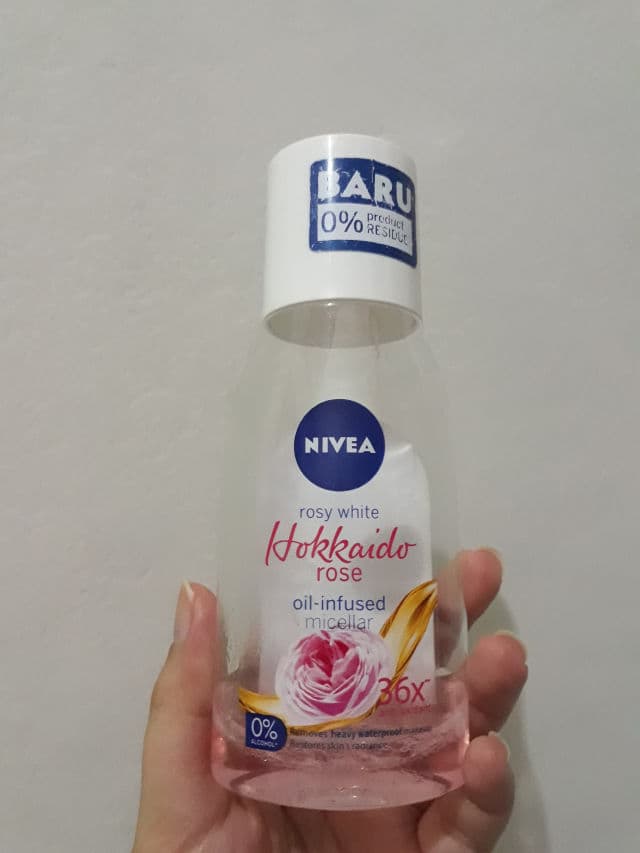 Nivea Rosy White Hokkaido Rose Micellar Water 36x Anti-Oxidant review photo by shellaemnl