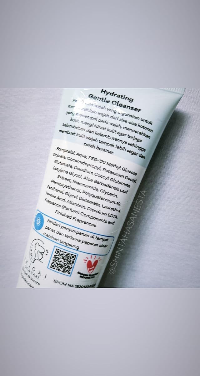 Ikigai Hydrating Gentle Cleanser review photo by shintahasanesta