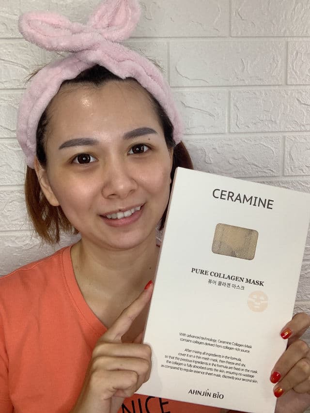 Ceramine Pure Collagen Mesh Mask review photo by shiralee