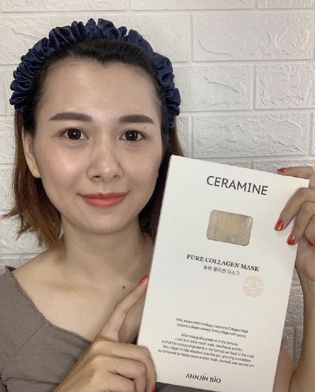 Ceramine Pure Collagen Mesh Mask review photo by shiralee