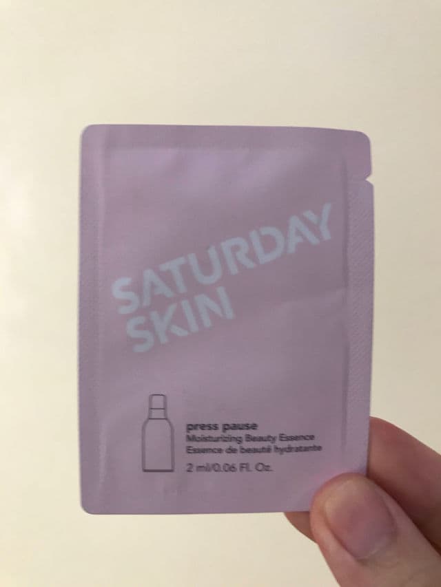Saturday Skin Press Pause Moisturizing Beauty Essence review photo by shoppingsavvysisters