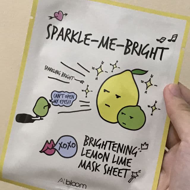 A'bloom Sparkle-Me-Bright Brightening Lemon Lime Mask review photo by shoppingsavvysisters