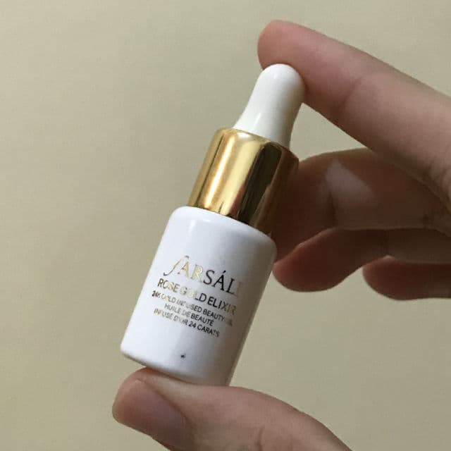 Farsáli Rose Gold Elixir review photo by shoppingsavvysisters