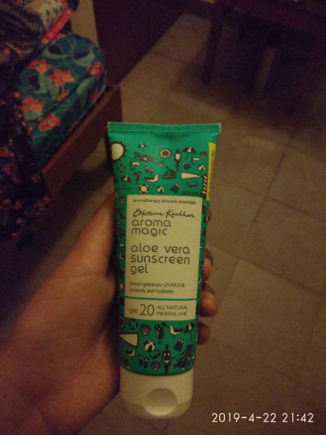 Aroma Magic Aloe Vera Sunscreen Gel review photo by shradhasingh
