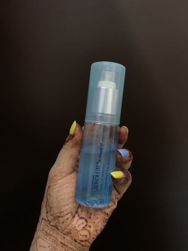 Lakmé Absolute Bi-Phased Make-Up Remover review photo by shuchitrivedi