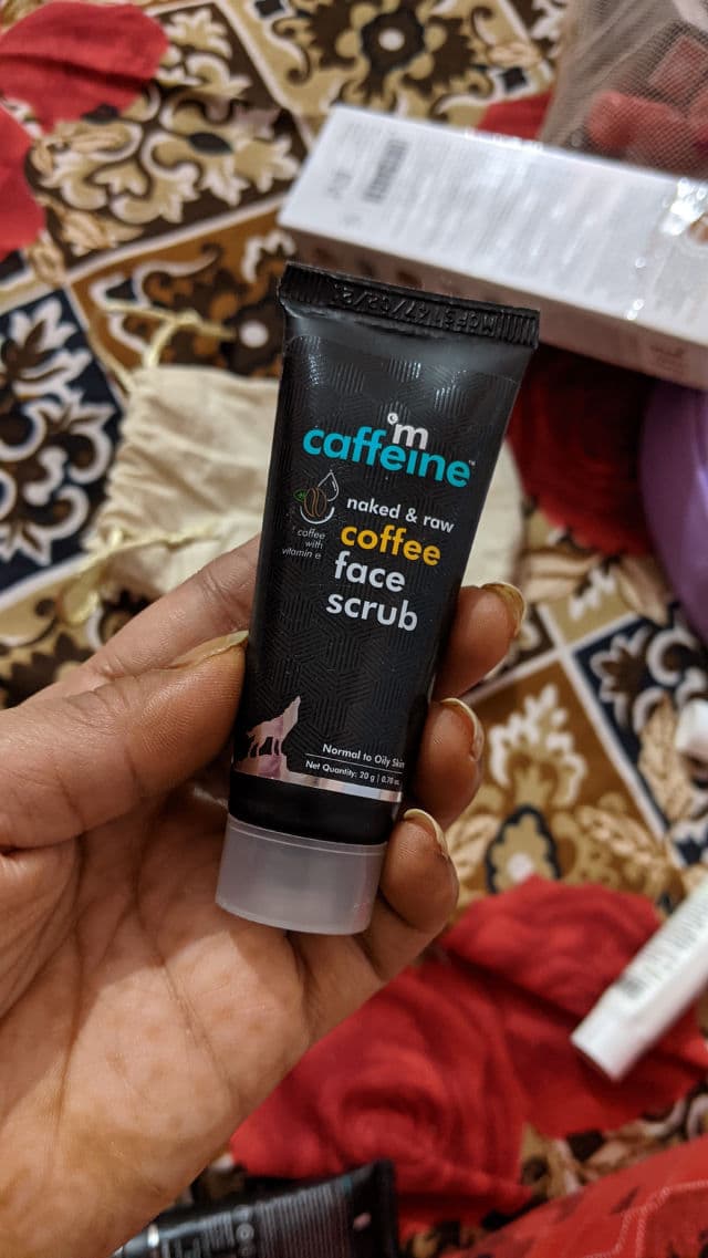 mCaffeine Naked & Raw Coffee Face Scrub review photo by shuchitrivedi