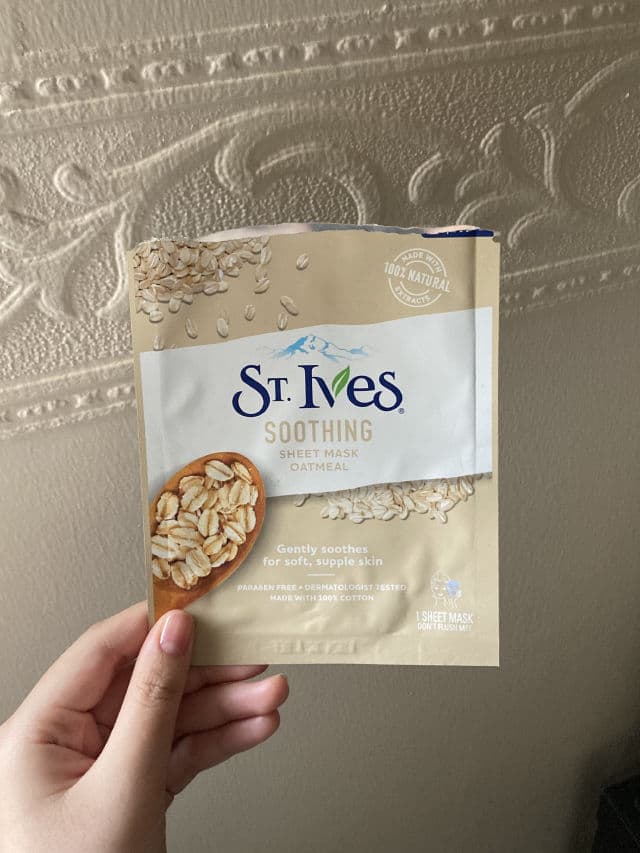 St. Ives Soothing Oatmeal Sheet Mask review photo by shynni