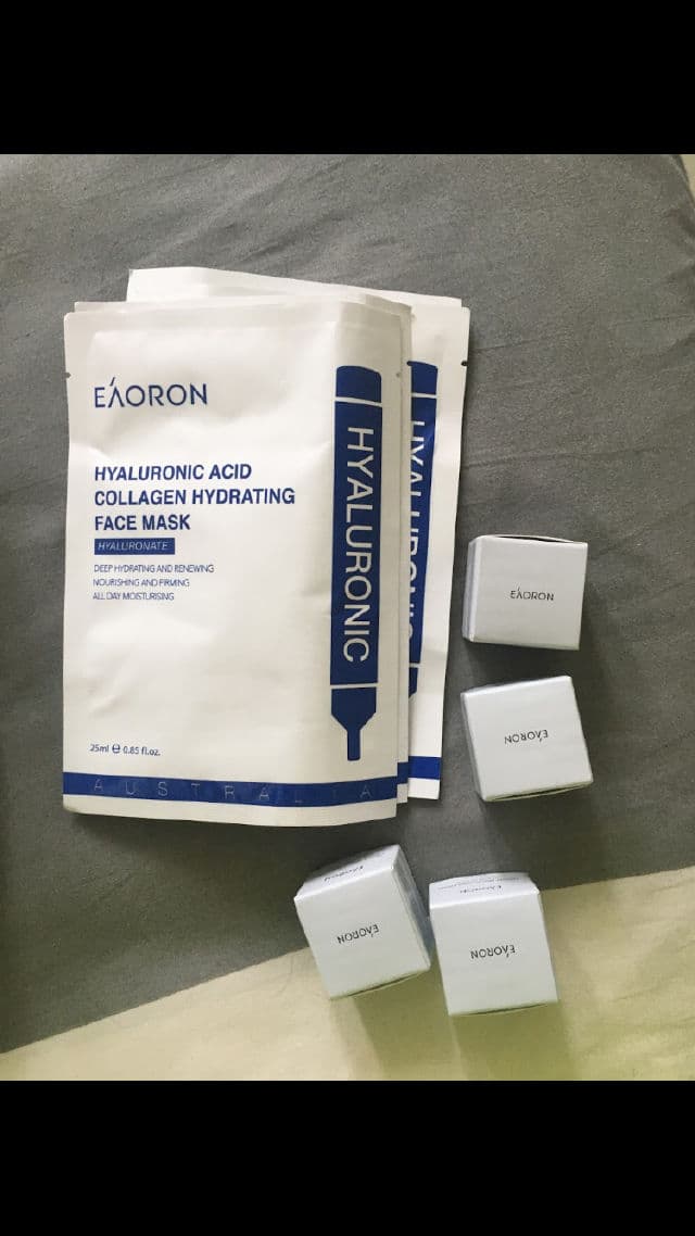 Eaoron Hyaluronic Acid Collagen Face Mask review photo by siewwenkee