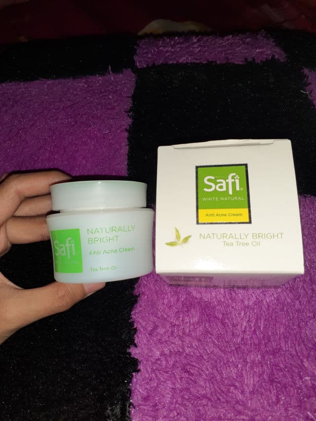 Safi White Natural Anti Acne Cream Tea Tree review photo by sintiyawh