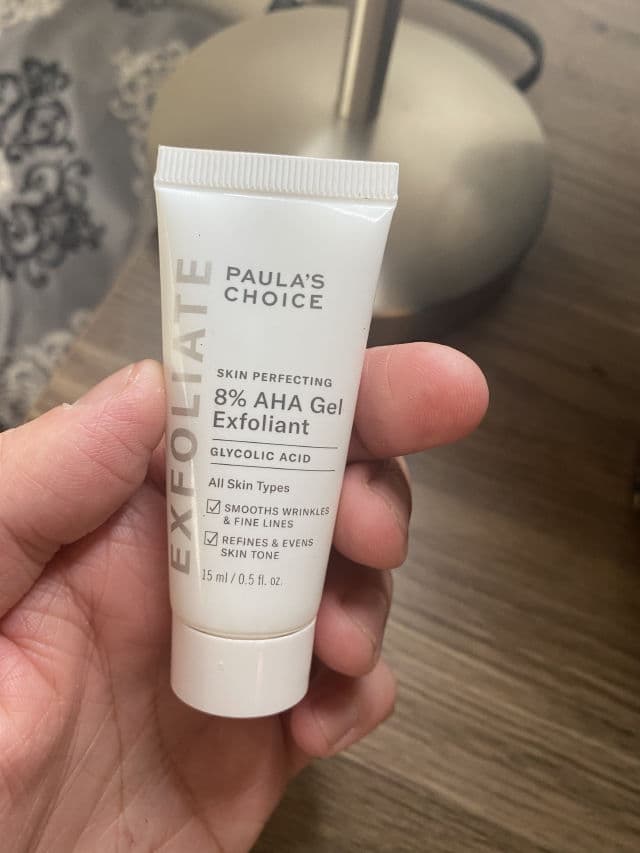 Paula's Choice Skin Perfecting 8% AHA Gel Exfoliant review photo by skasiantusiast
