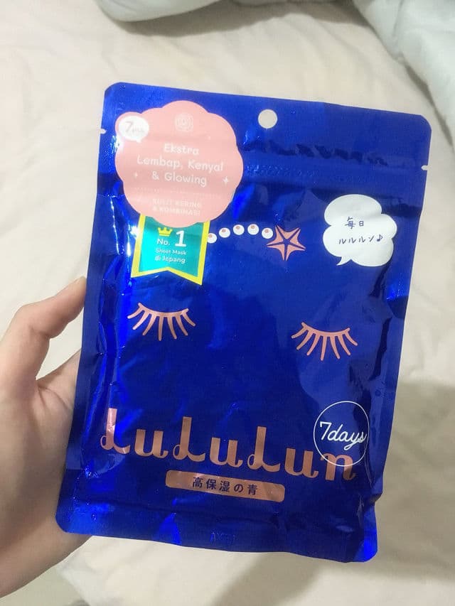 Lululun Blue Face Mask review photo by skinbyhana