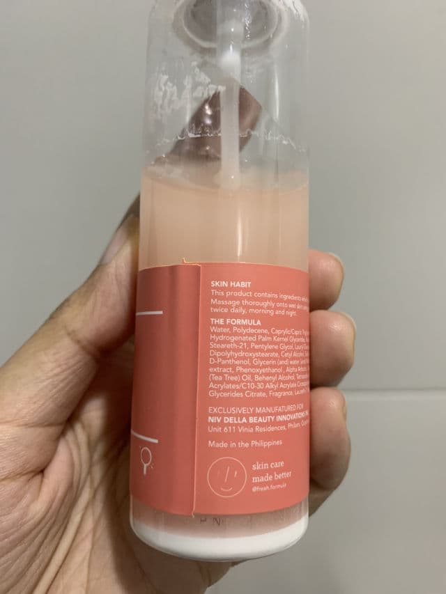 Fresh Formula Milky Glow Illuminating Facial Wash review photo by skincarebychin