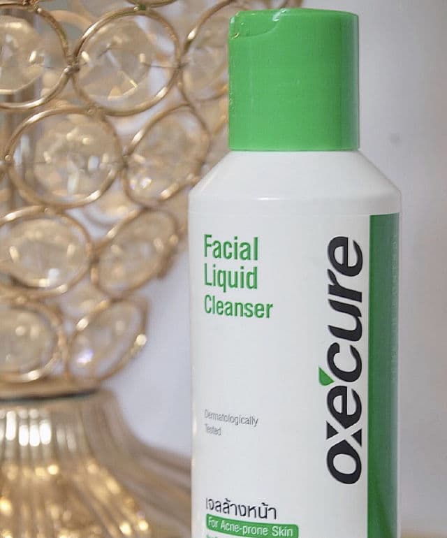 Oxecure Facial Liquid Cleanser review photo by skincarecompanion