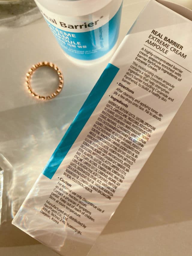 Real Barrier Extreme Cream Ampoule review photo by skincarediaryan